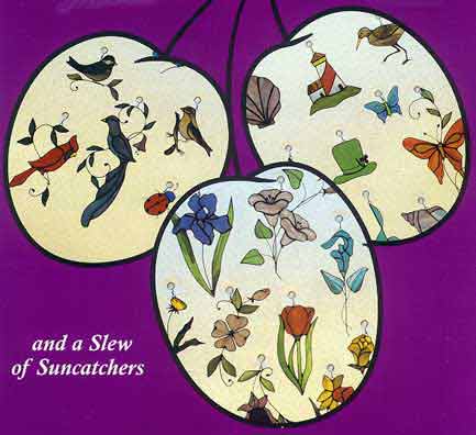 Stained Glass Suncatchers Pattern Book