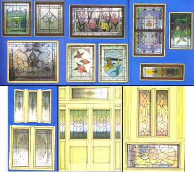 Stained Glass Window Pattern Book - Bevel Window Designs