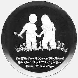 Engraved Glass - Round