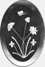 Flower Boquet Engraved Bevel