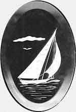 Sailboat Engraved Bevel