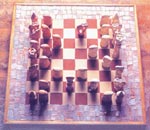 Mosaic Chess Board Set