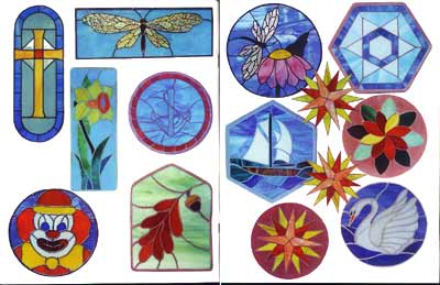 Stained Glass Mosaic Pattern Book