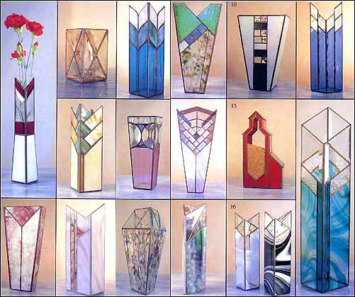 Stained Glass Vases Pattern Book - Vases Book