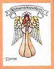 Stained Glass Christmas Pattern Book - Angels