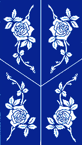 Etching Stencil - Roses