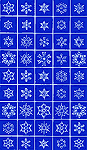 Glass Etching Stencil - Snowflakes