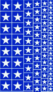 Etching Stencil - Stars