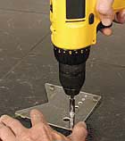 Using a starting template to start a diamond core drill bit