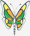 Stained Glass Lead Casting - Butterfly