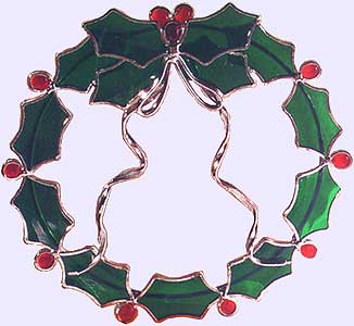 Stained Glass Beginner Kit - Christmas Wreath
