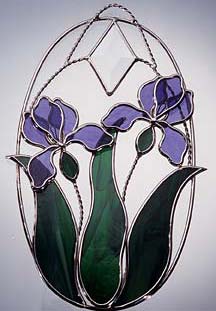 Iris Flower Pre-Cut Stained Glass Starter Kit